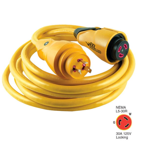 Marinco Eel 30a 125v Shore Power Cordset - 50'