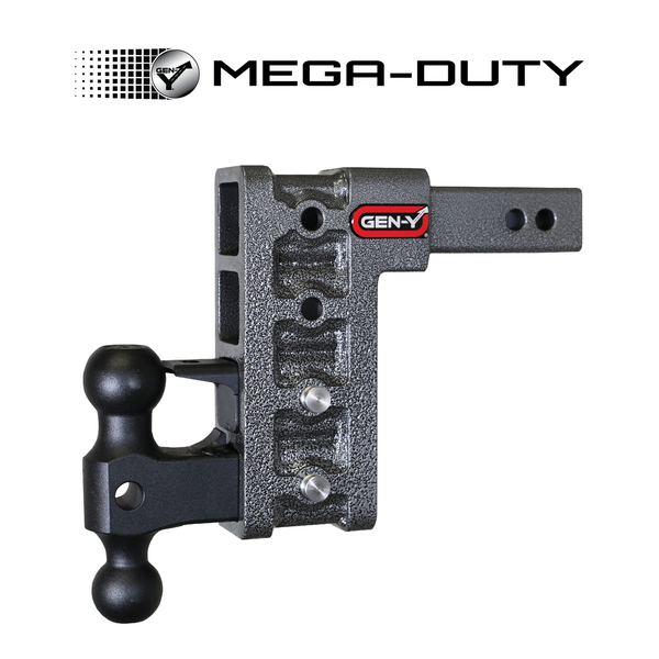 The MEGA-DUTY 16K Drop Hitch (2" Shank)