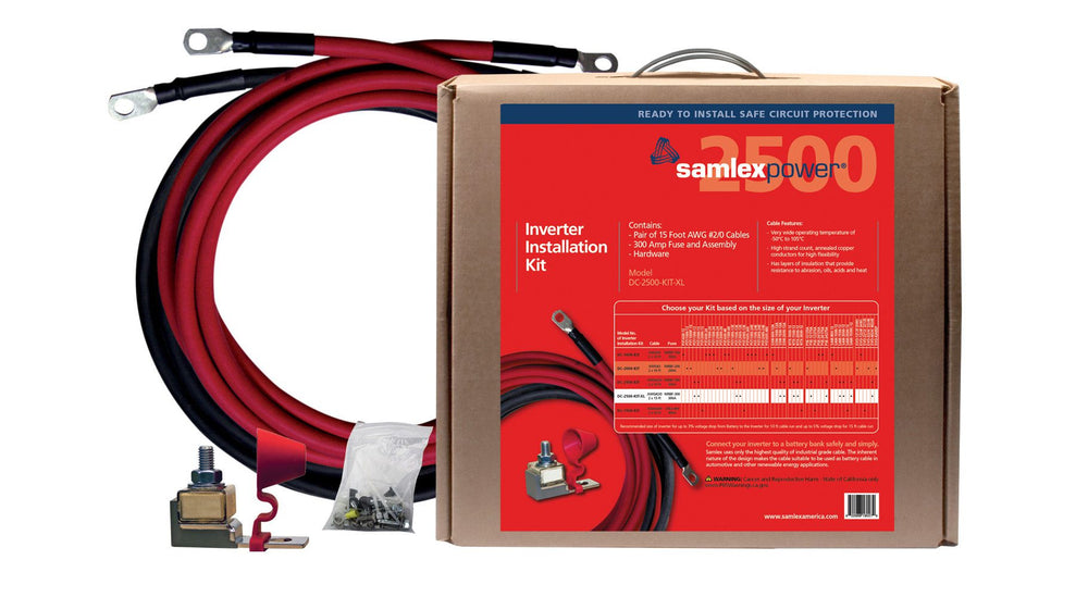 Samlex America 300A Inverter Installation Kit - DC-2500-KIT