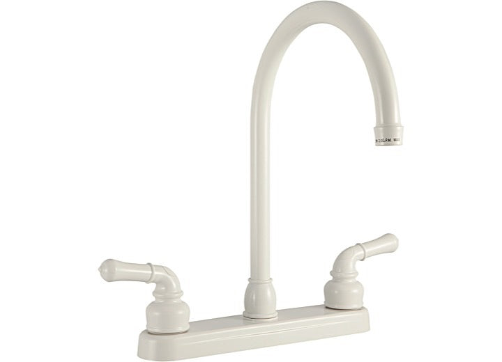 Dura Faucet J-SPOUT RV KITCHEN FAUCET - WHITE