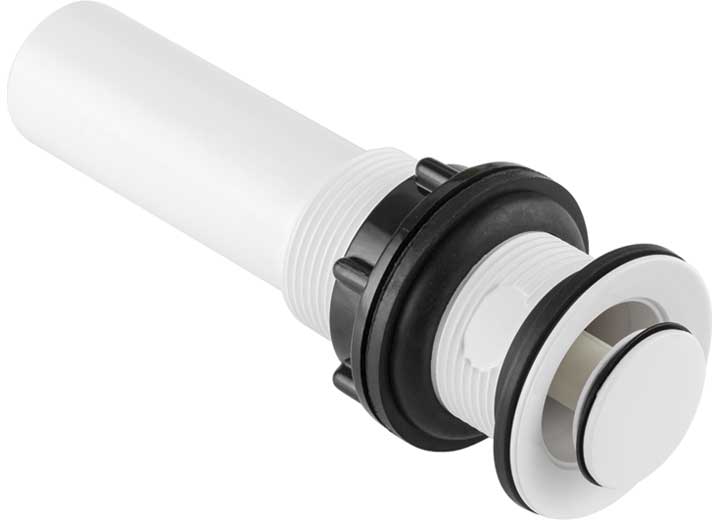 Dura Faucet RV Lav Sink Pop-up No Overflow DF-PU202-WT