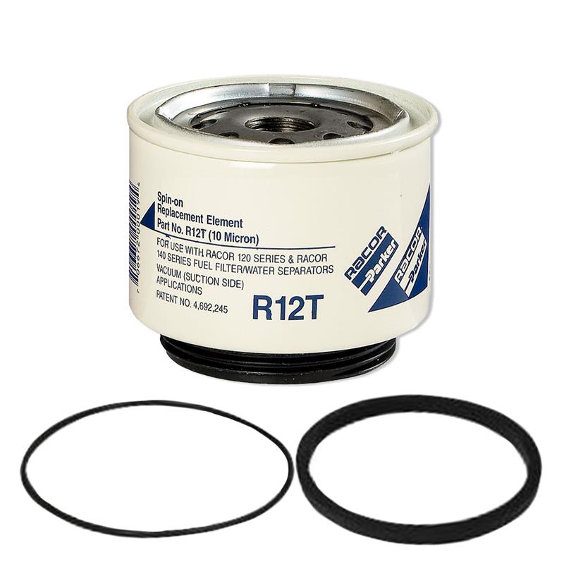 Aqua HOT Racor Spin On Fuel Filter, 10 Micron