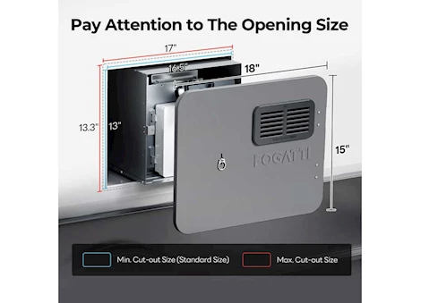 Fogatti InstaShower Water Heater Access Door