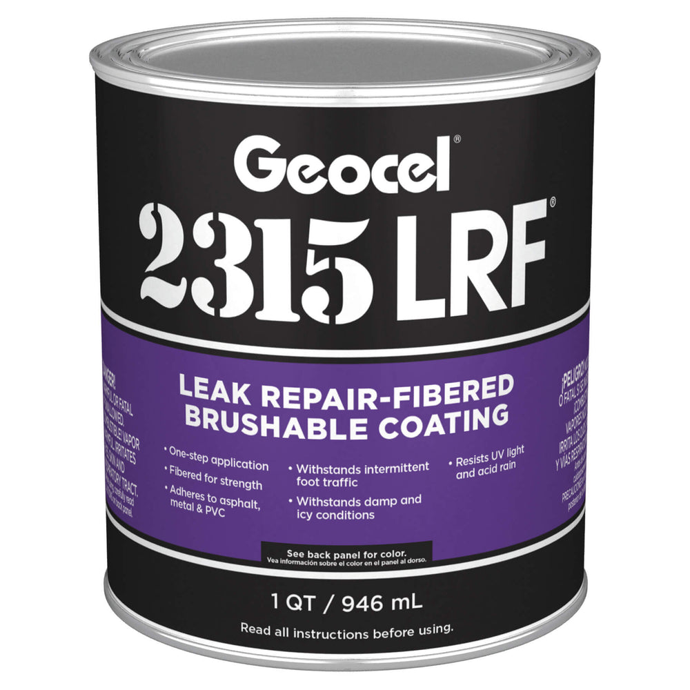 Geocel 2315LRF® LEAK REPAIR-FIBERED BRUSHABLE COATING