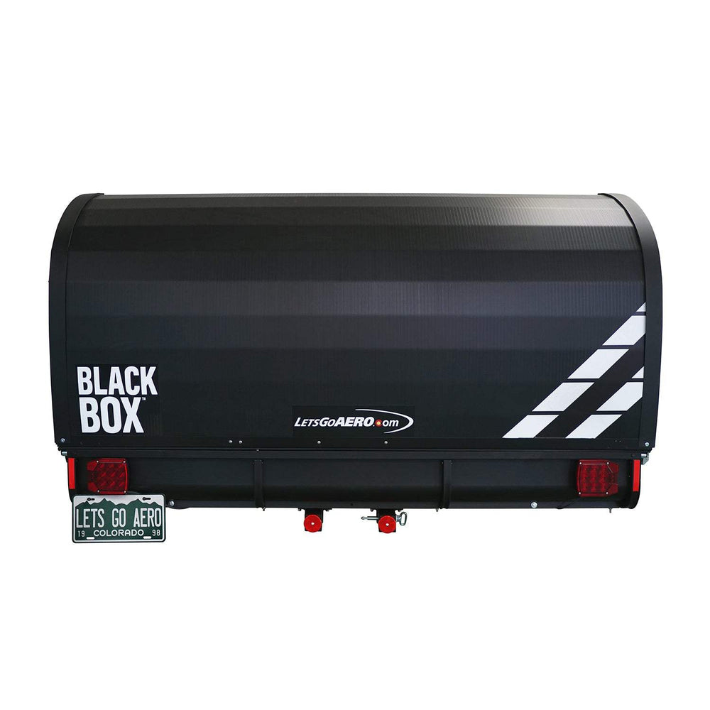 Lets GO Aero Black Box Slide-out Hitch Enclosed Cargo Carrier