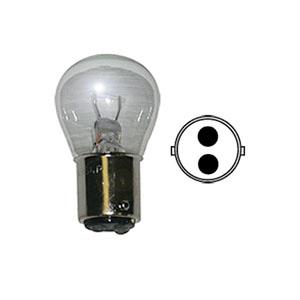 Arcon RV Miniature BA15D Base Bright White S8 Incandescent Bulbs (1076)