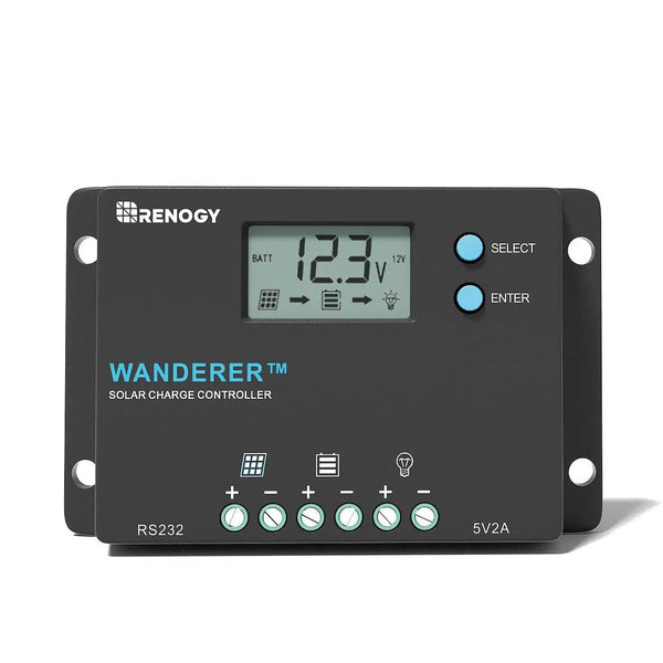 Renogy Wanderer 10A PWM Charge Controller 12V/24V