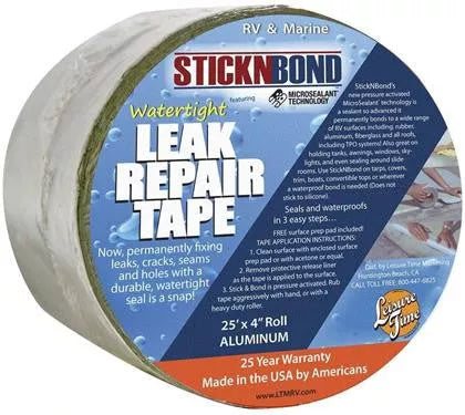Hengs RV - Stick n Bond RV Roof Patch Kit - 4" x 37' Roll