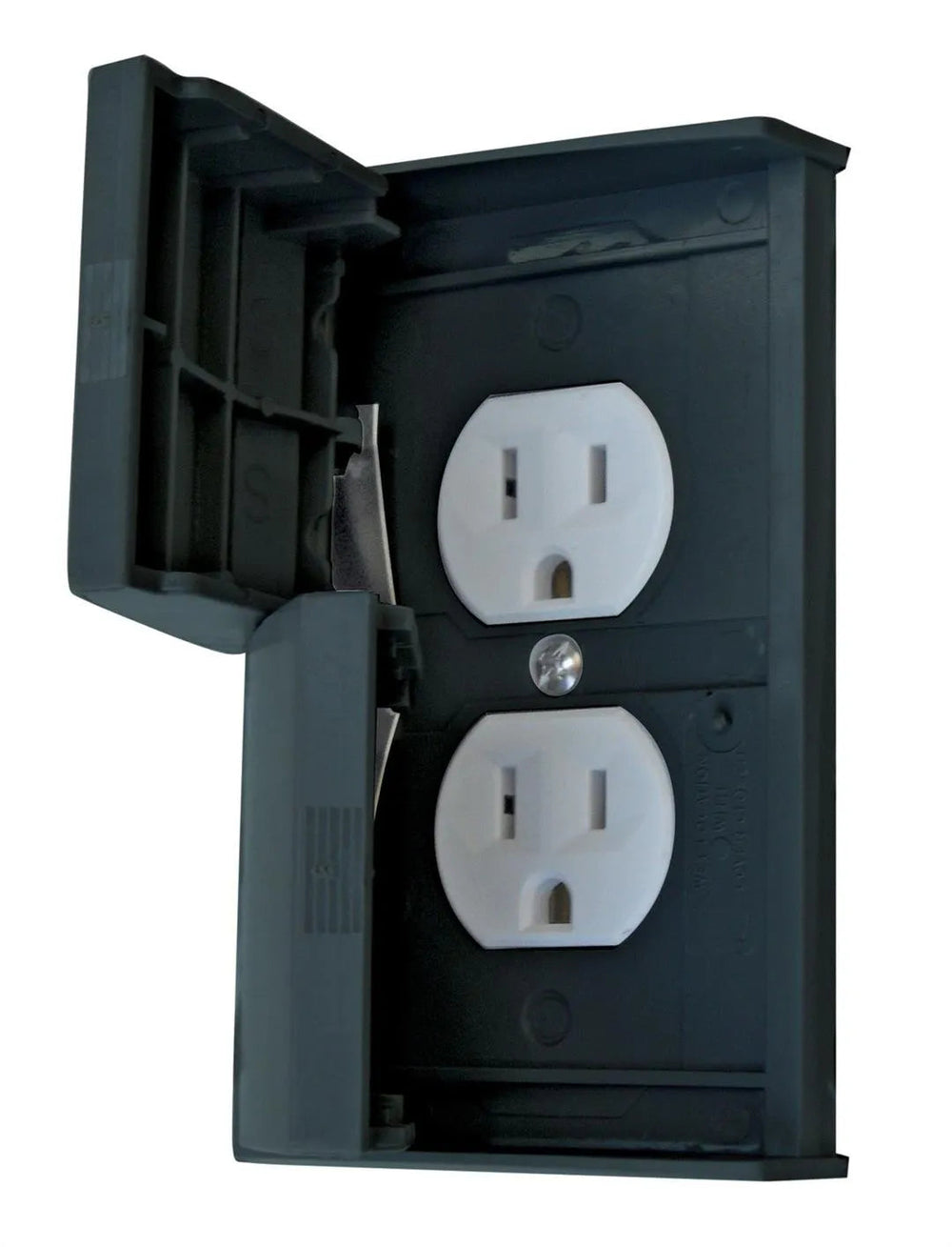 Valterra Weatherproof Receptacle Cover, Black