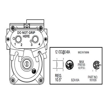 Suburban Gas Solenoid Valve 521075 (for SF and SFQ Furnaces)