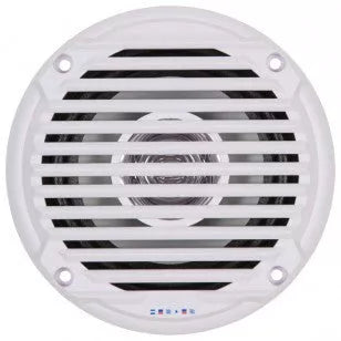 ASA Electronics Dual Cone Waterproof Speaker - White - 5