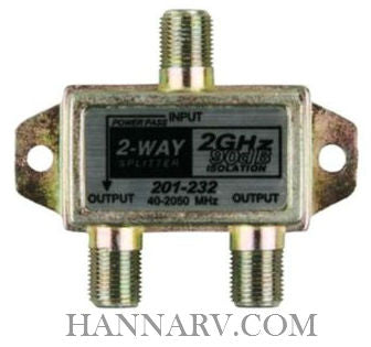 JR Products 47355 TV Cable Splitter