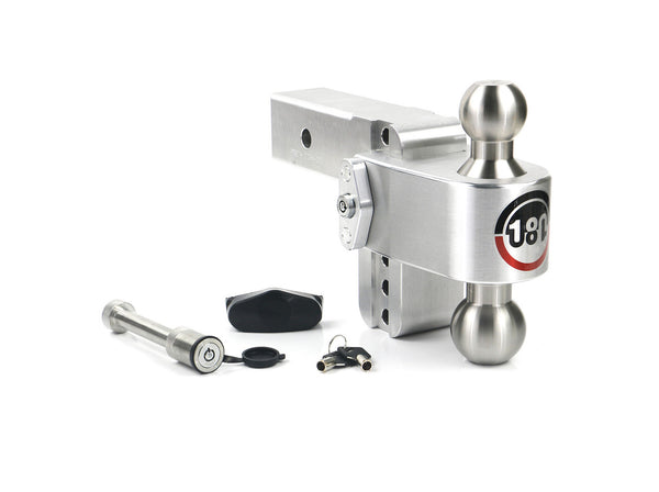 Weigh Safe 180 Hitch , 2.5" Shaft, 4" Drop,
