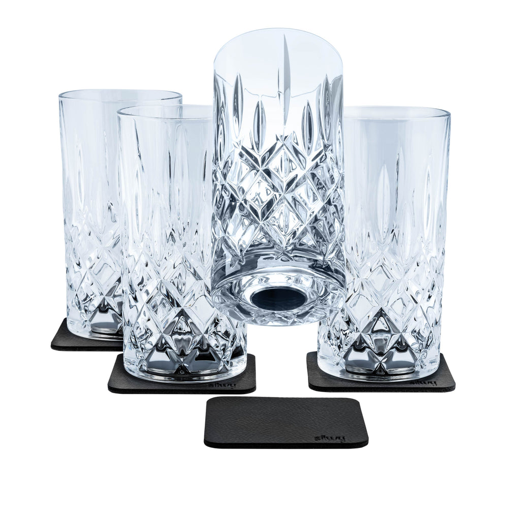 Magnet-Kristallgläser LONGDRINK DIAMOND