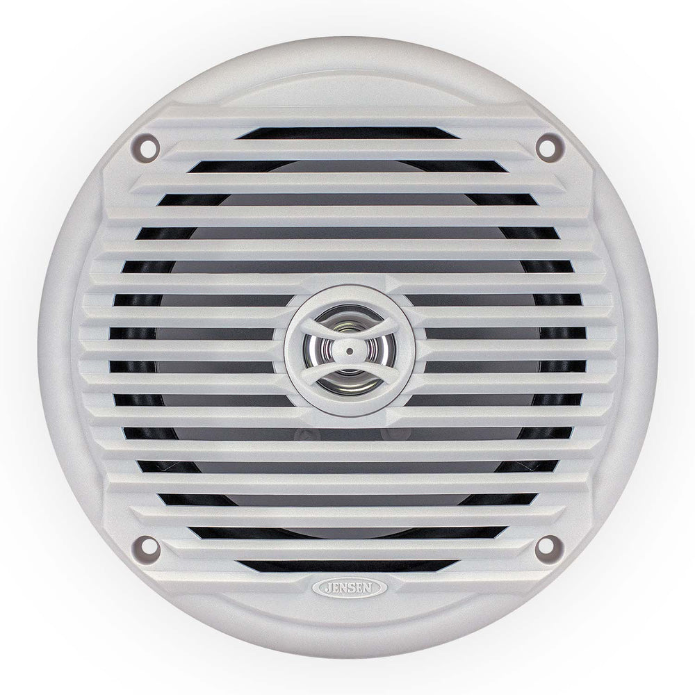 ASA Electronics RV Jensen 6.5” Coaxial Marine Speakers, 60 Watts, White