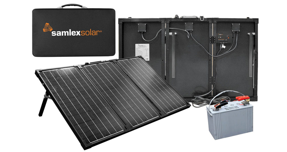 Samlex America 90W Portable Solar Charging Kit