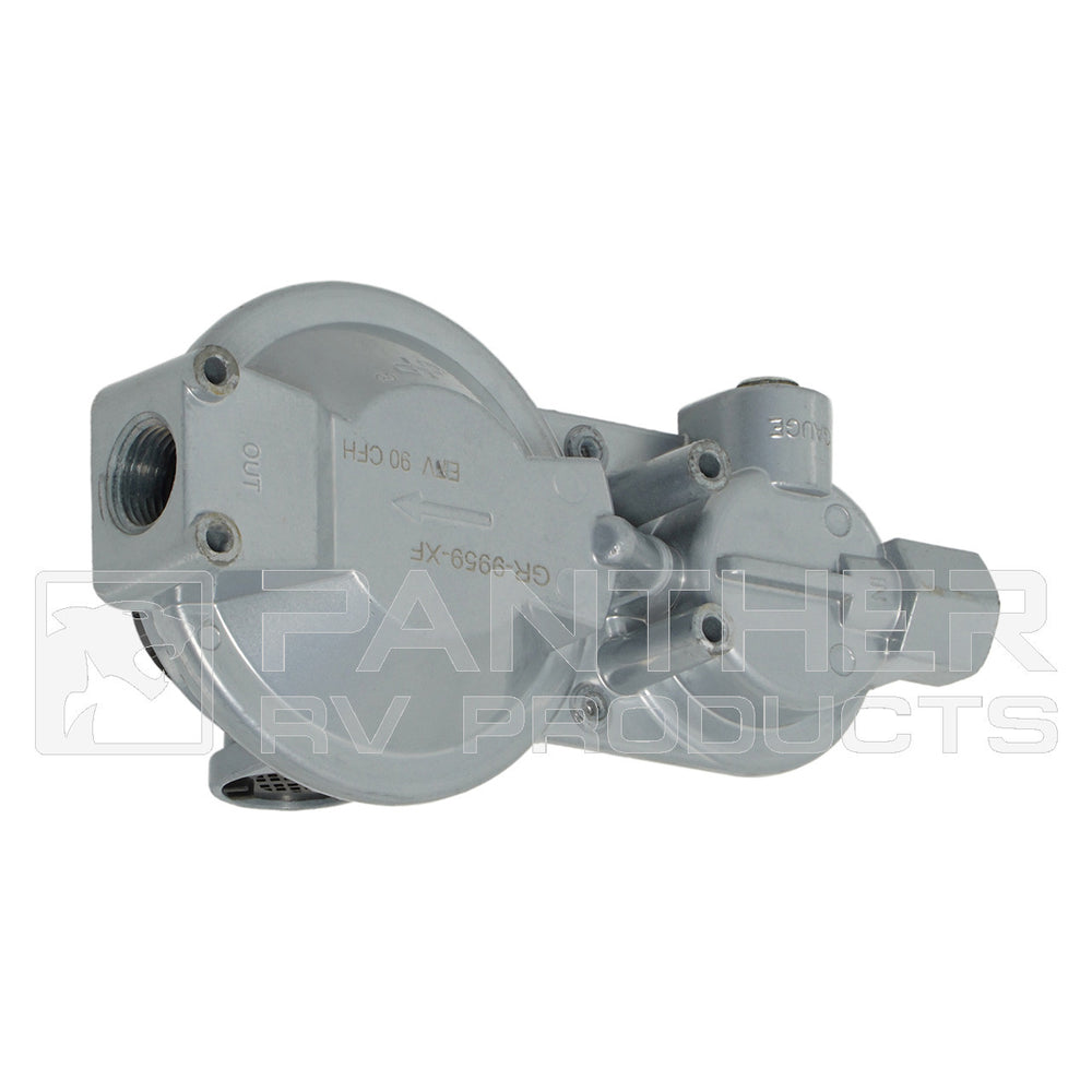 JR Products Low Pressure Two-Stage LP Gas Regulator