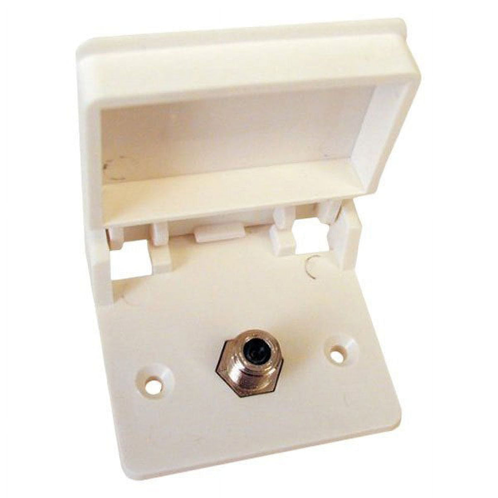 Prime Prodct Exterior RV TV Receptacle White