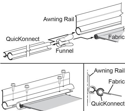 Carefree/ Carefree RV Latitude Awning Rail Adapter