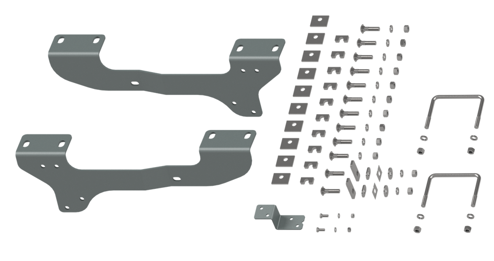 B&W Hitches Universal Fifth Wheel Mounting Rails RVR2503