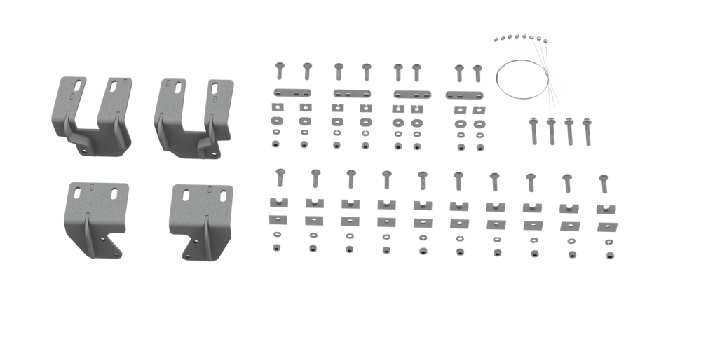B&W Hitches Universal Fifth Wheel Mounting Rails RVR2505