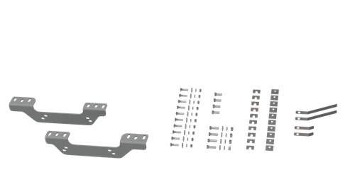 B&W Hitches Universal Fifth Wheel Mounting Rails - B&W Trailer Hitches RVR2506