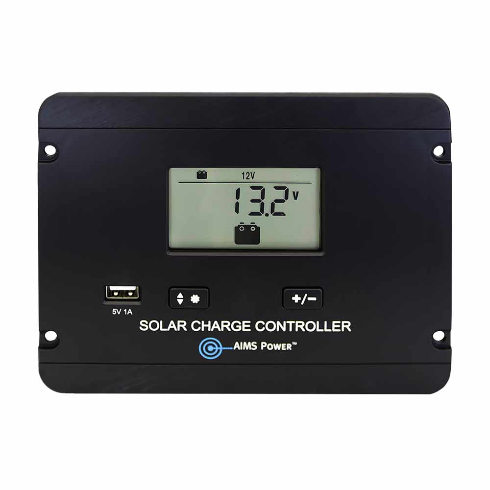 Aims Flush Mount 30 Amp Charge Controller PWM 12/24V