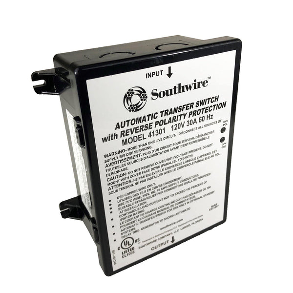 Southwire, , Automatic Transfer Switch, 30A-120V - Inverter Supply