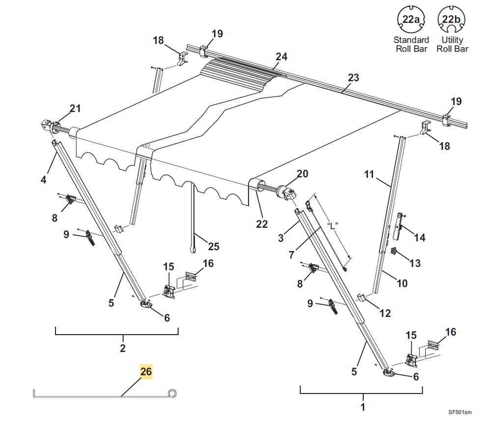 Carefree/ Carefree RV Awning Pull Wand XL