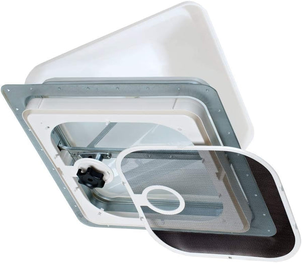 Ventline - 14" x 14" Manual Roof Vent - White