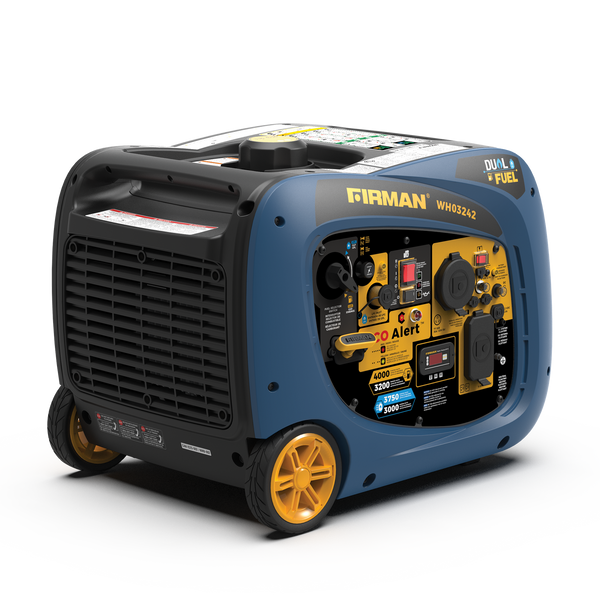 Firman Power Dual Fuel Inverter Portable Generator 4000/3200W Electric