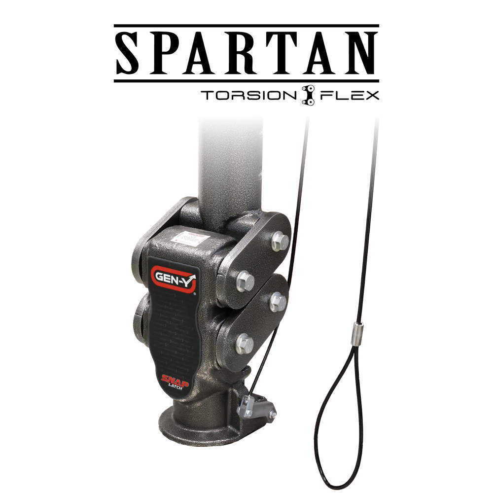 The SPARTAN (Torsion-Flex) Gooseneck Coupler with SnapLatch GH-7082