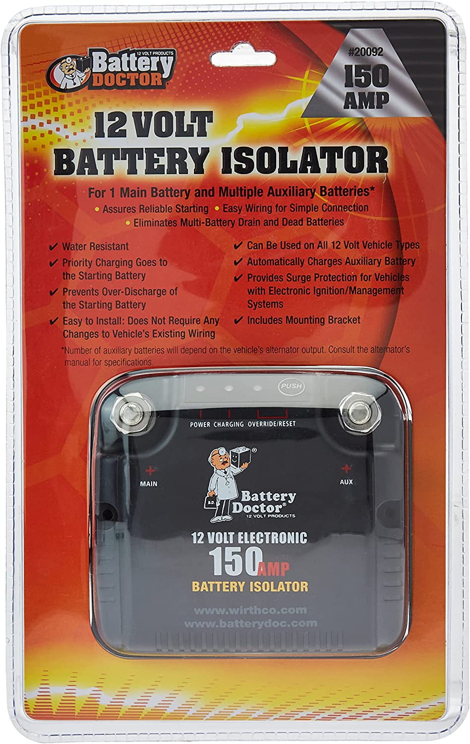 WirthCo Battery Doctor Isolator 20090 and User Manual