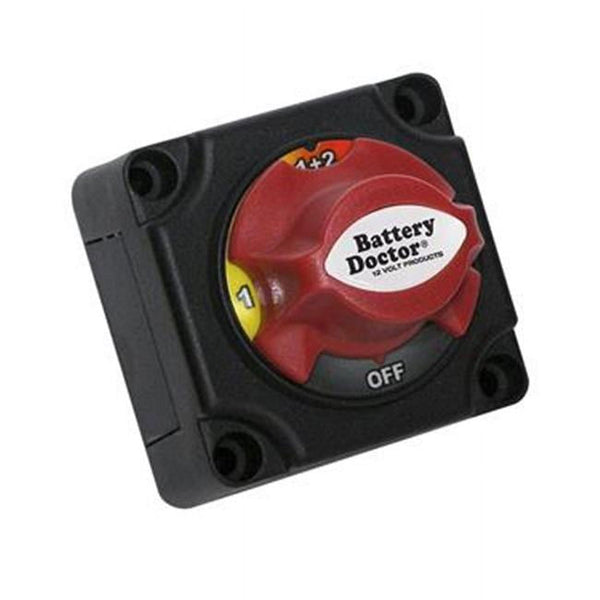 WirthCo 4-Position Mini Master Dual Battery Disconnect Switch