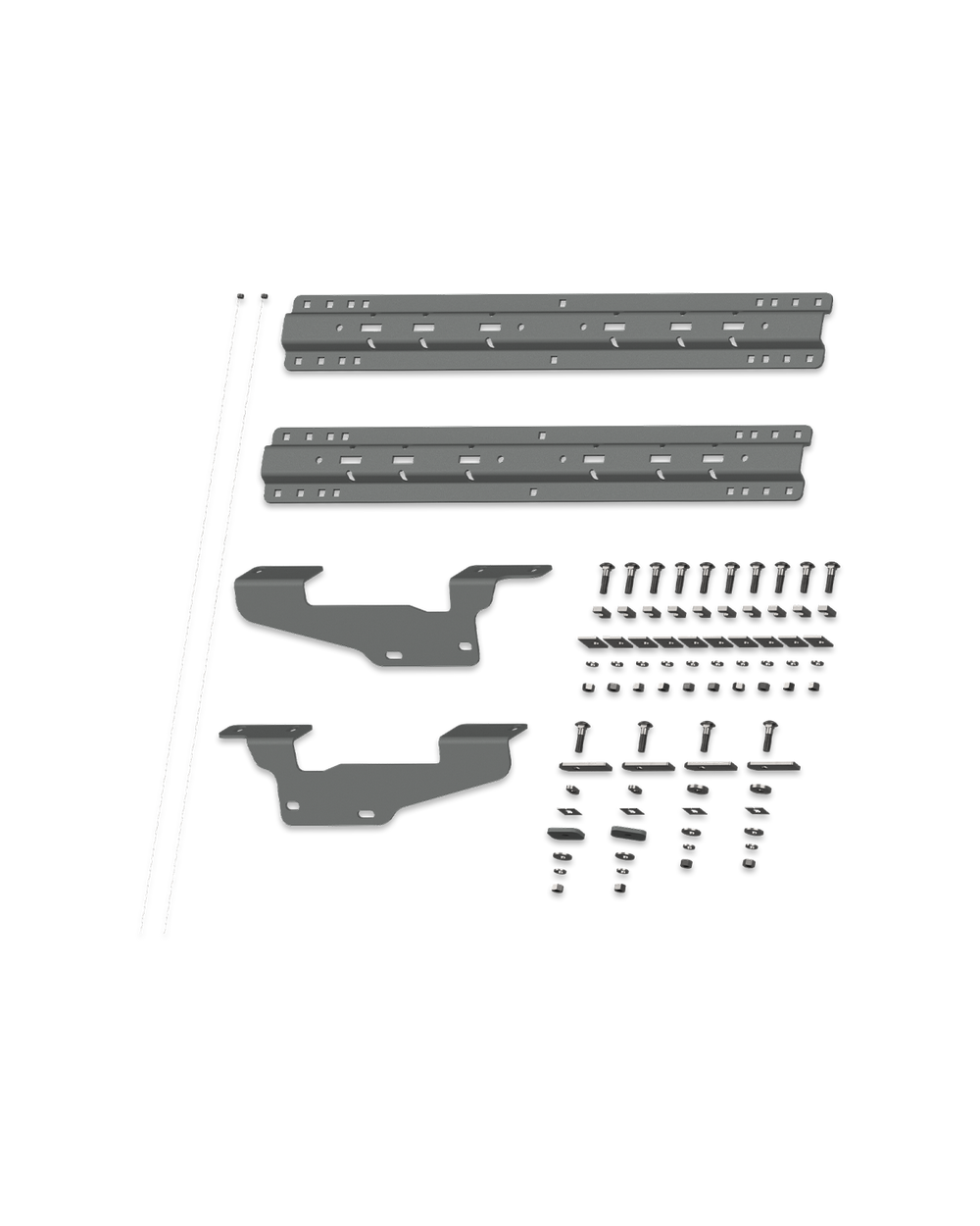 Universal Mounting Rails with Custom Installation Brackets - RVK2405