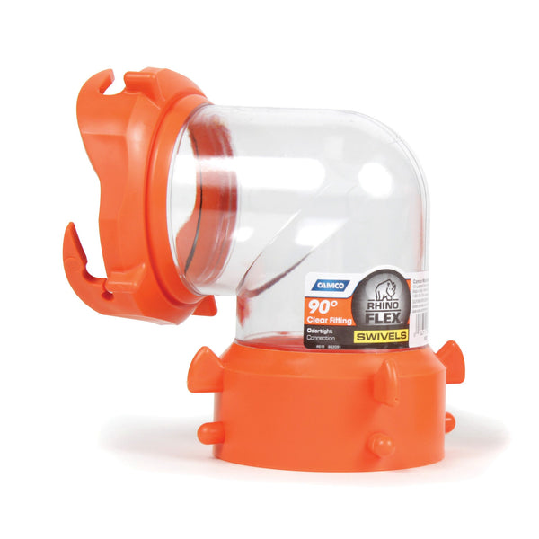 Camco RhinoFLEX Clear 90 Degree Sewer Hose