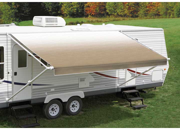Carefree/ Fiesta™ 16'W x 8'Ext. Camel Shale Fade Vinyl Manual RV