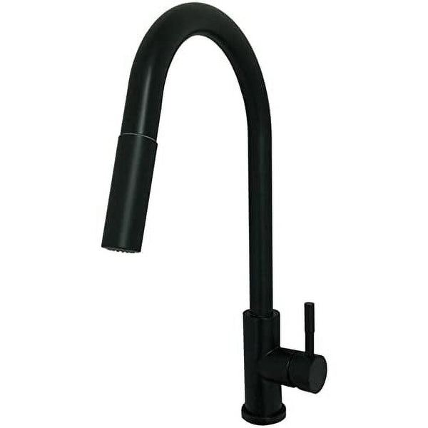 Empire Faucets RV Kitchen Faucet, Metal Single Lever Gooseneck Spout with Pulldown
