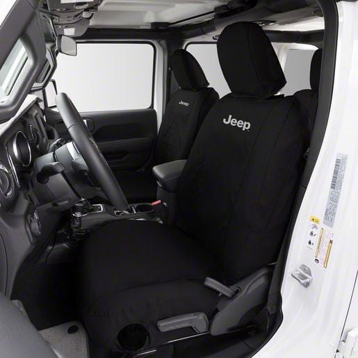 Covercraft Endura Jeep Logo SeatSaver Seat Covers SSJ7455FJ11WFBK