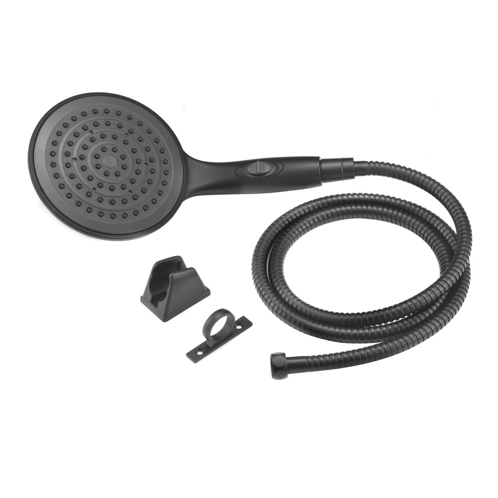 Dura Faucet DURA-FAUCET SHOWERHEAD KIT LUX 6 MAT BLK