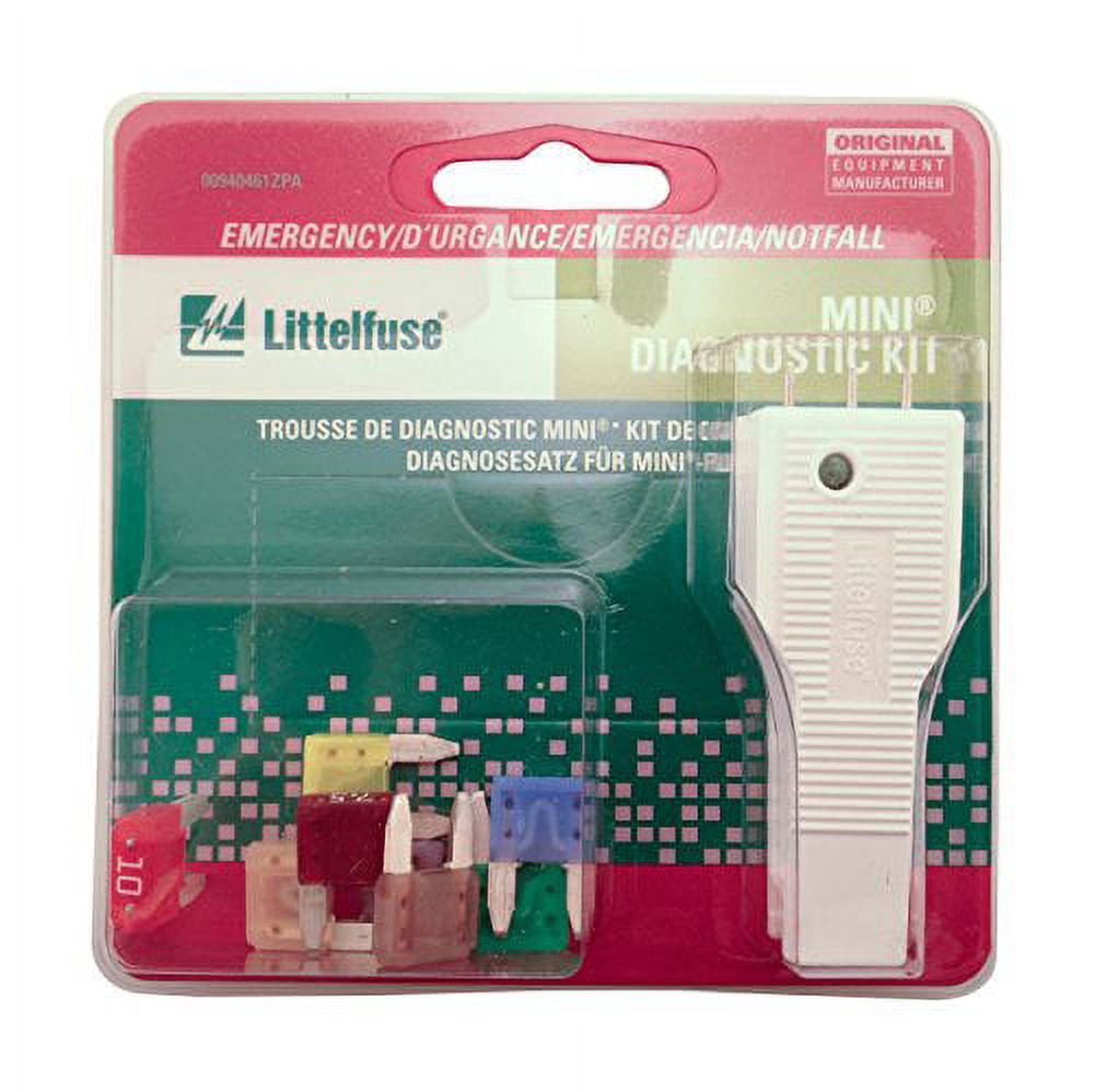 Littelfuse 00940461ZP Mini Emergency Diagnostic Fuse Kit
