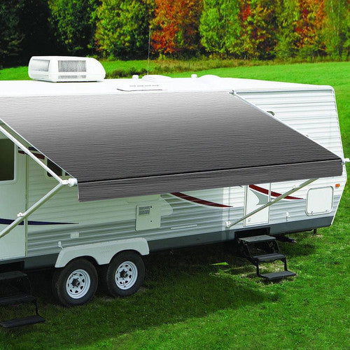 Carefree/ Fiesta™ 20'W x 8'Ext. Silver Shale Fade Vinyl Manual RV