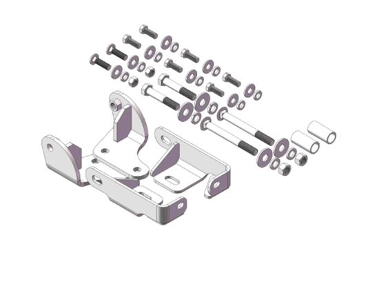 Husky Dodge/RAM Fifth Wheel Trailer Hitch Mount Kit 32556