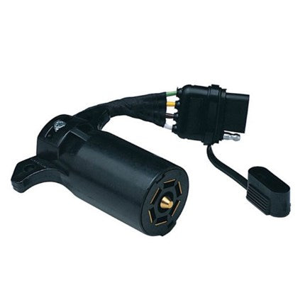Husky Towing 7-Way Blade to 4-Flat Adapter, w/Flexible End