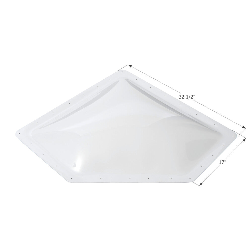 Icon Technologies 17"W x 32.5"L White Neo Angle Outer Skylight