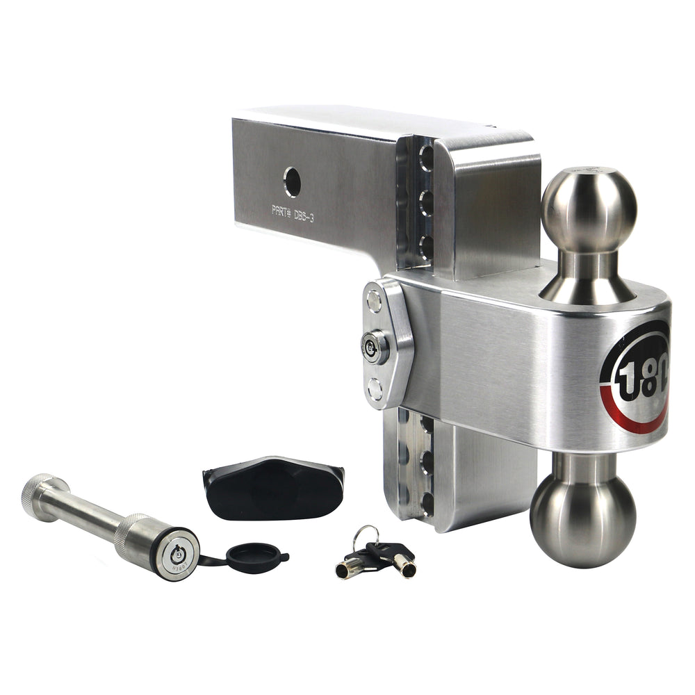 Weigh Safe Adjustable Drop Hitch Receivers LTB6-3