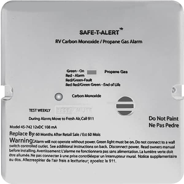 MTI Safe-T-Alert 45 Series Safe-T-Alert Dual Carbon Monoxide/Propane Alarm in White