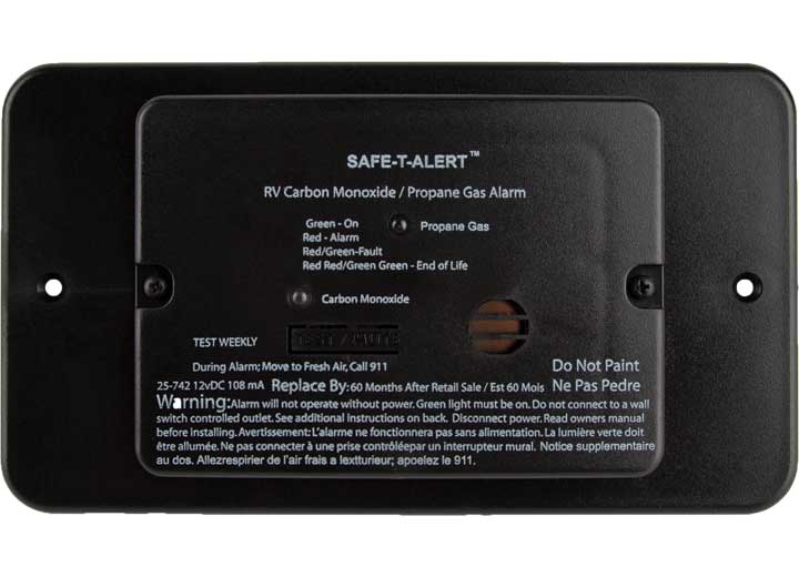 MTI Safe-T-Alert 25-742 12vdc Rv Carbon Monoxide Propane 25-742-BL-TR