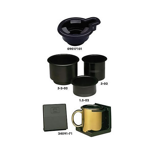 Optronics Drop In Cup Holder with Handle Rest - 2 Tier