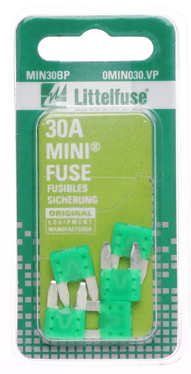 Littelfuse MINI Series Blade Fuses/Shunts MIN30BP